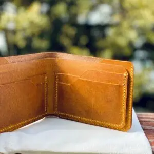 Designed Handcrafted Leather Bifold Wallet