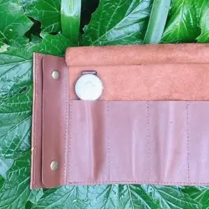 Handcrafted Leather Watch Roll