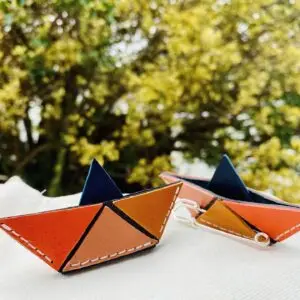 Sailing Dreams Leather Brooch