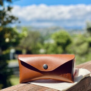 Luxe Leather Glasses Case - Handmade Eyewear Holder
